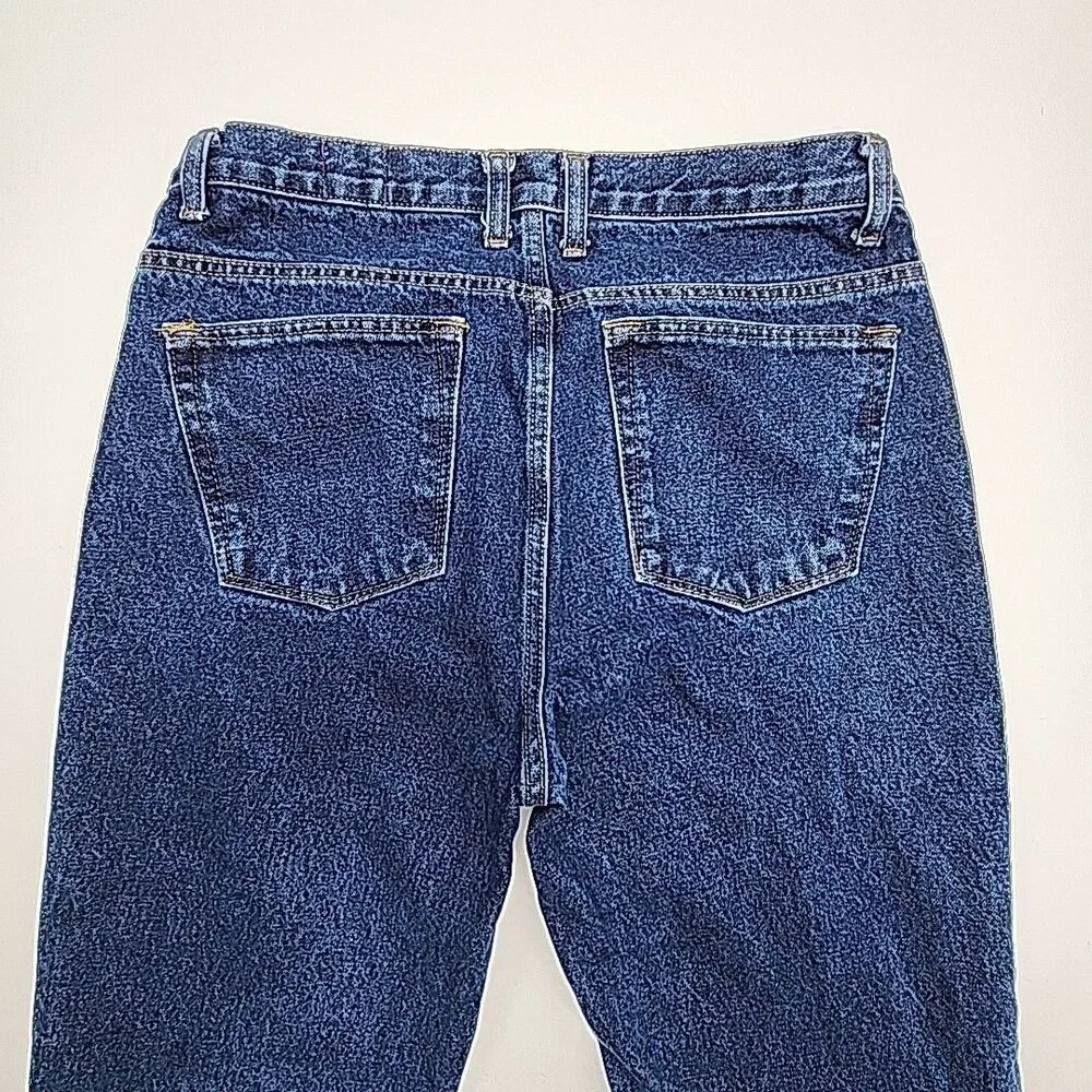 Red Head Jeans Men Sz 33 x 34 Dark Wash Denim Blue 100% Cotton Straight Pants